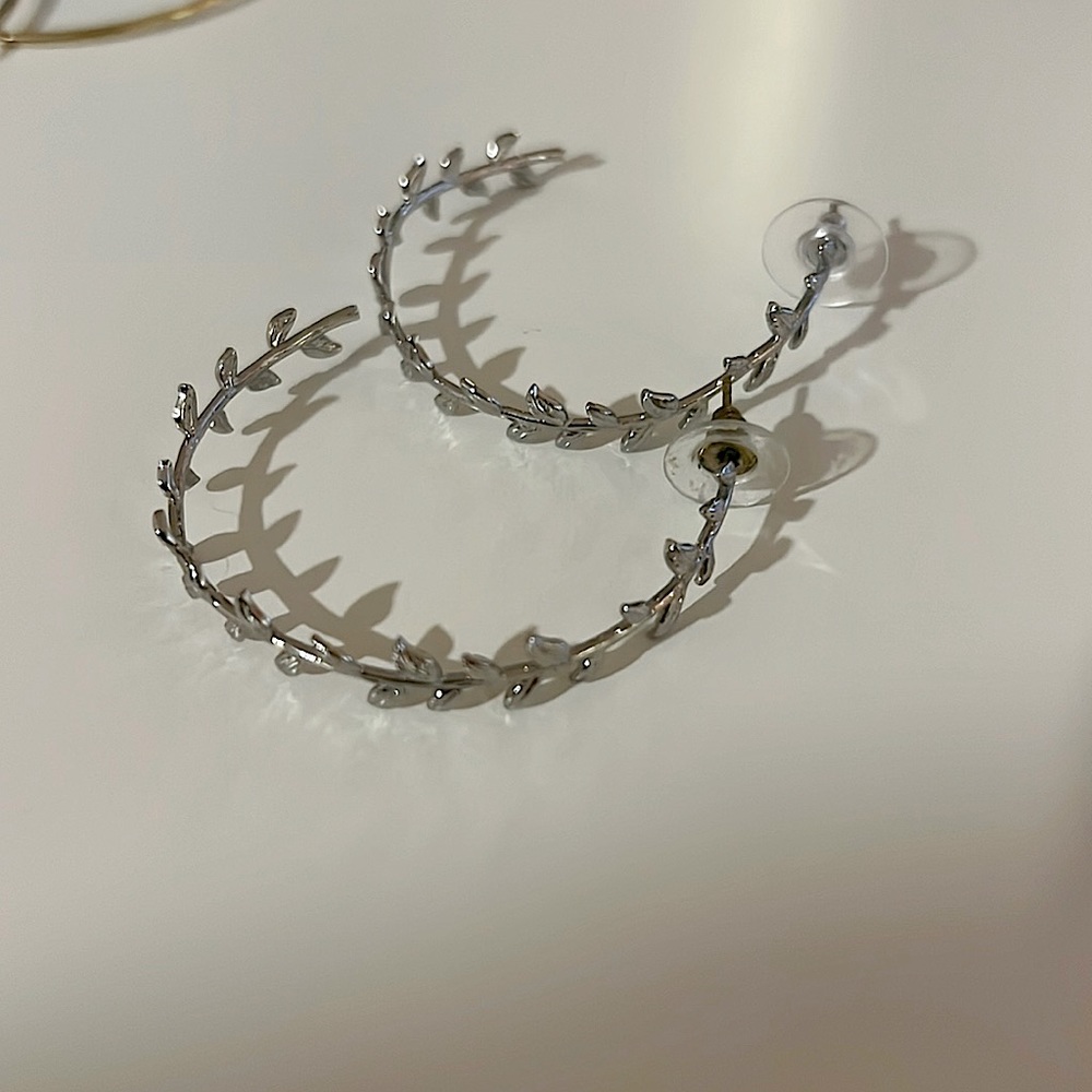 leaf earrings